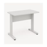 Mesa Escritório 0,80×0,60m – JOB – CINZA/CINZA – 43087 Móveis Única JOB Cinza 15 mm 7