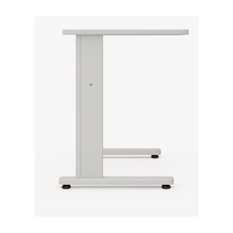 Mesa Escritório 0,80×0,60m – JOB – CINZA/CINZA – 43087 Móveis Única JOB Cinza 15 mm 4