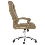 Poltrona Presidente LUXO c/ mola Ensacada – COR FENDI – 30061 Móveis Única Presidente 11