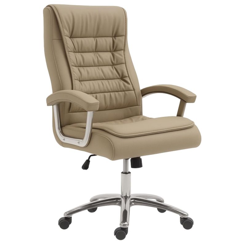 Poltrona Presidente LUXO c/ mola Ensacada – COR FENDI – 30061 Móveis Única Presidente 2