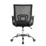 Cadeira de Escritório Tela TURYA c/ braço – Cor Preto – 34044 Móveis Única Cadeira de Tela 12