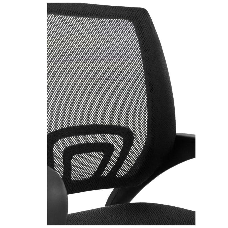 Cadeira de Escritório Tela TURYA c/ braço – Cor Preto – 34044 Móveis Única Cadeira de Tela 7