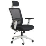 Cadeira de Escritório Tela WAY BRANCA – Cor BRANCA / PTO – 20080 Móveis Única Cadeira de Tela 13