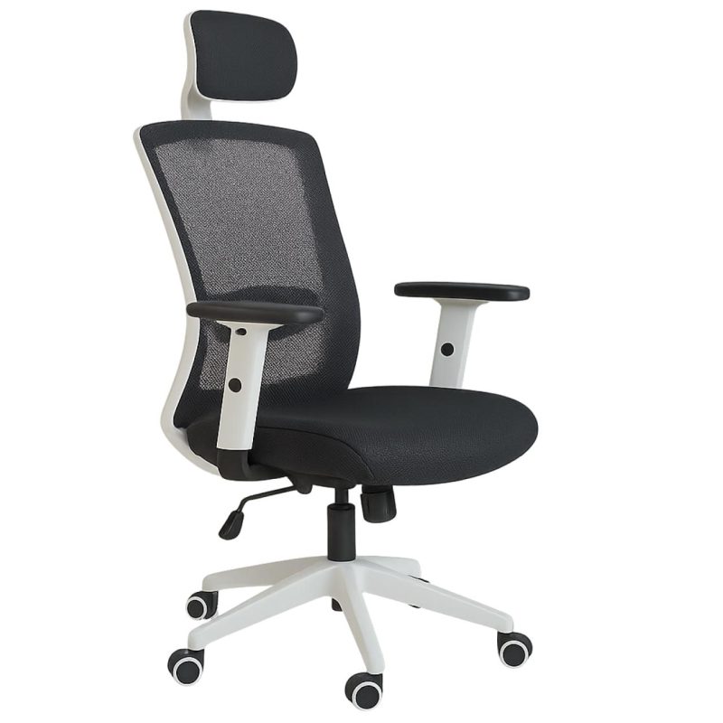 Cadeira de Escritório Tela WAY BRANCA – Cor BRANCA / PTO – 20080 Móveis Única Cadeira de Tela 5