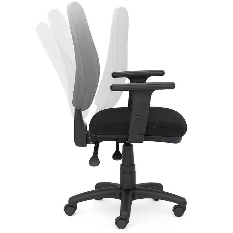 Cadeira de Escritório Ergonômica AXYS – Cor Preta – 20091 Móveis Única Presidente 3