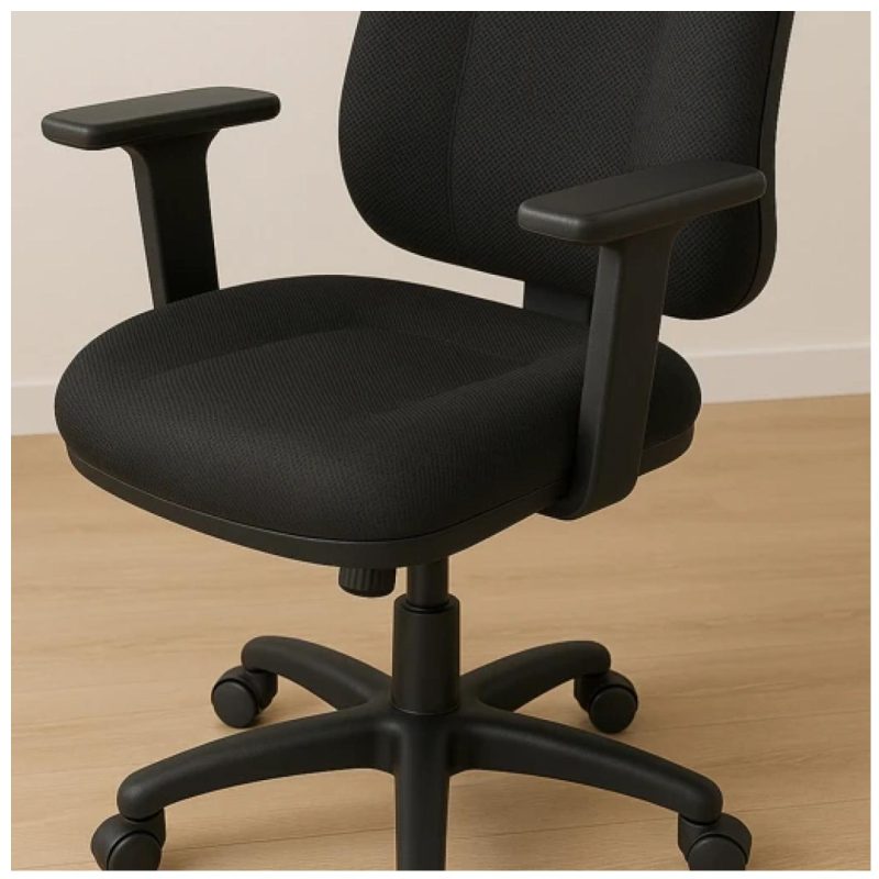 Cadeira de Escritório Ergonômica AXYS – Cor Preta – 20091 Móveis Única Presidente 8