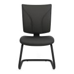 Cadeira de Escritório B-ONE Base em “S” Preta – Corino Preto – 31032 Móveis Única Cadeira Fixa Estofada 11