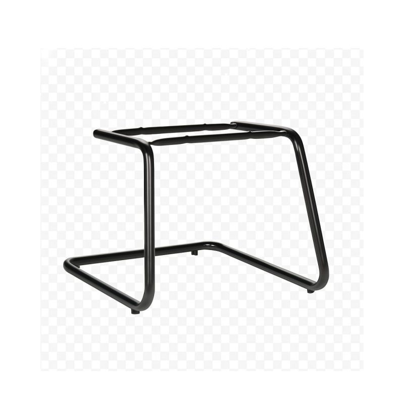 Cadeira de Escritório B-ONE Base em “S” Preta – Corino Preto – 31032 Móveis Única Cadeira Fixa Estofada 8