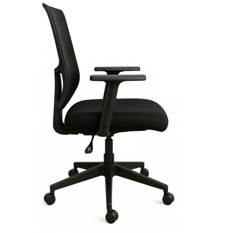 Cadeira de Escritório Tela Pryus PRIME com Regulagem Assento – Cor Preto – 20092 Móveis Única Cadeira de Tela 7