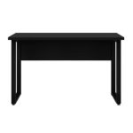 Mesa Escritório PÉ QUADRO – 1,70×0,70m – S/ Gavetas – PRETO / PRETO – 26003 Móveis Única Linha 40mm Preto / Preto 10