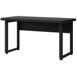 Mesa Escritório PÉ QUADRO – 1,70×0,70m – S/ Gavetas – PRETO / PRETO – 26003 Móveis Única Linha 40mm Preto / Preto 11