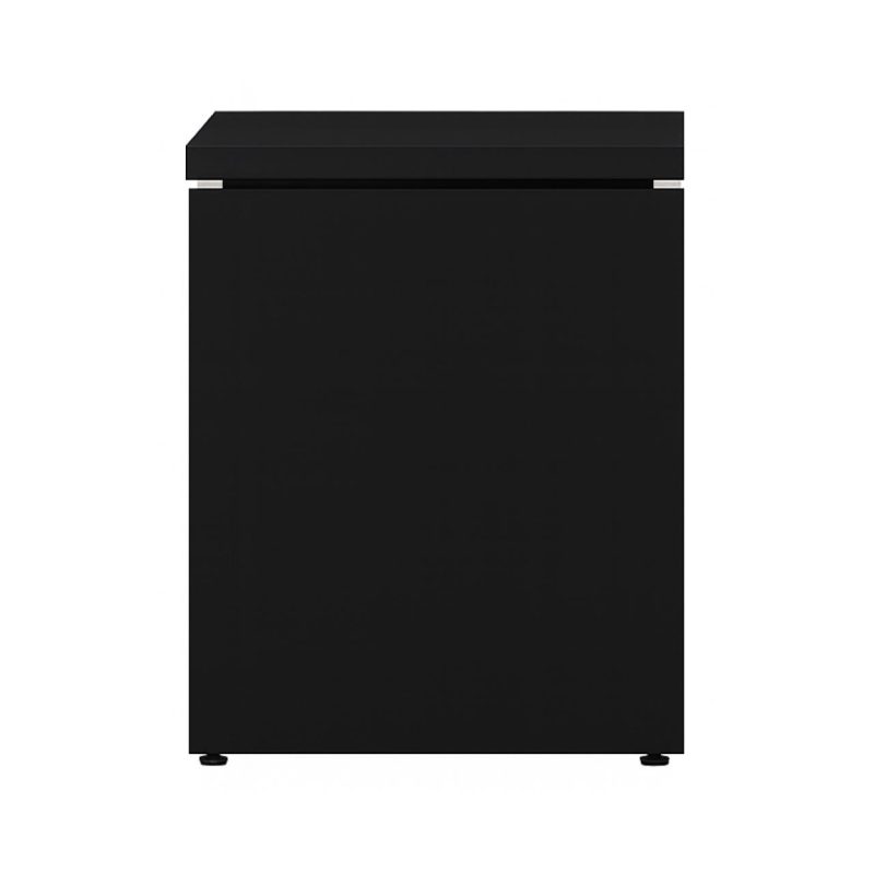 Mesa Escritório 1,50×0,60m – S/ Gavetas – PRETO/PRETO – 26006 Móveis Única Linha 40mm Preto / Preto 4
