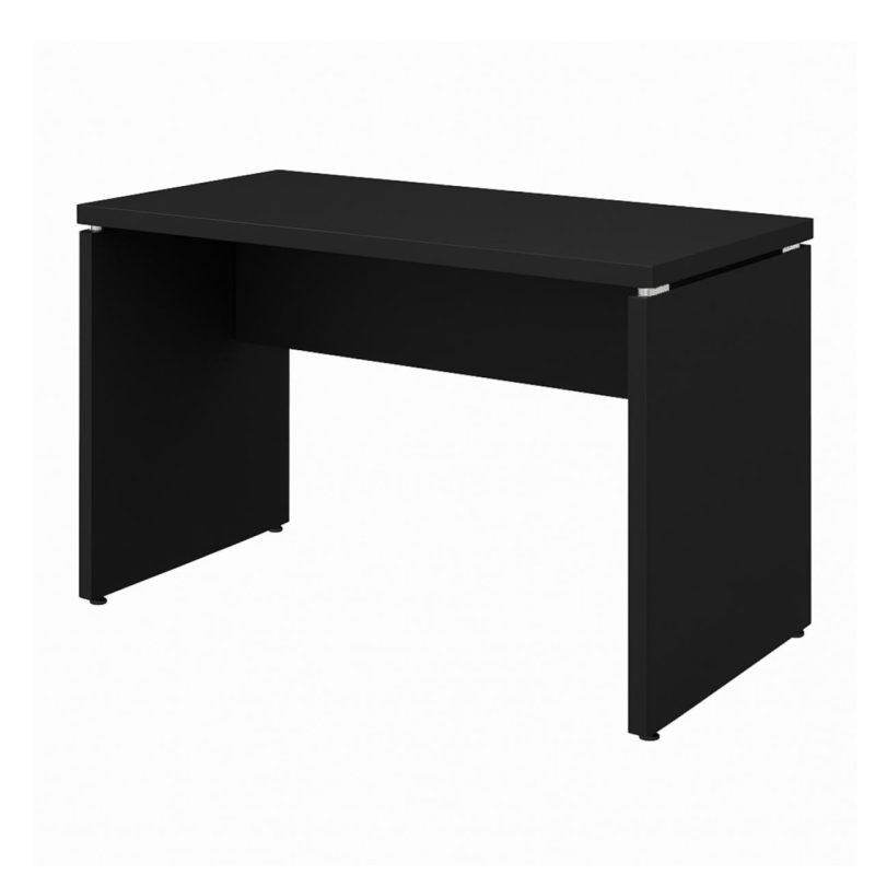 Mesa Escritório 1,50×0,60m – S/ Gavetas – PRETO/PRETO – 26006 Móveis Única Linha 40mm Preto / Preto 5