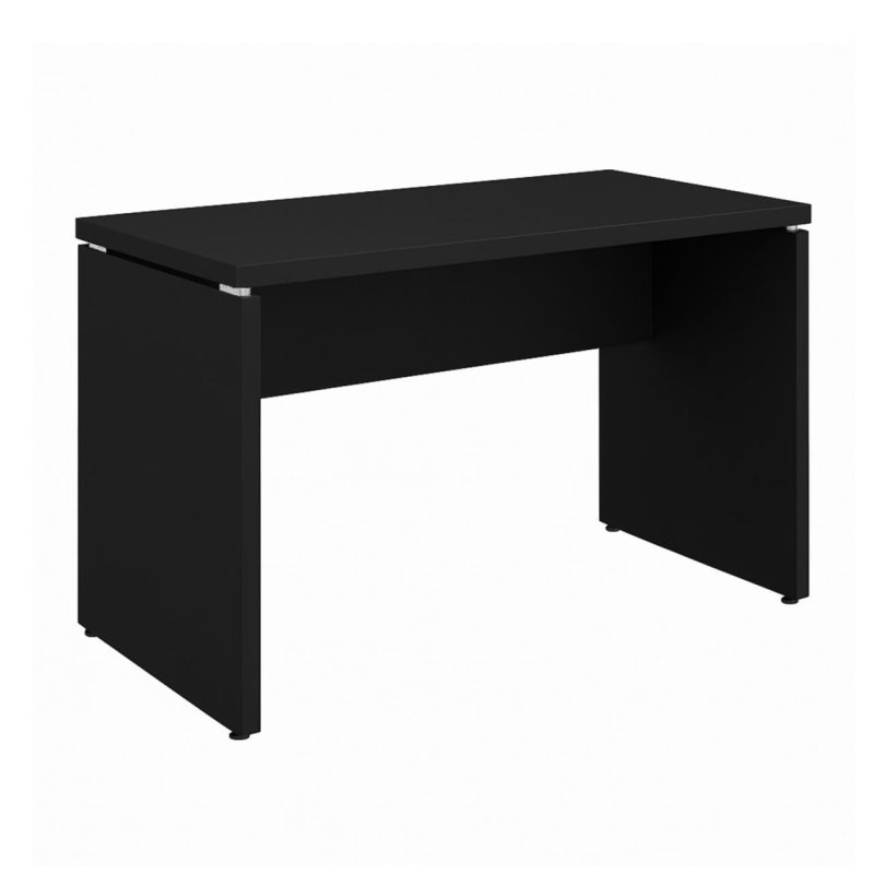 Mesa Escritório 1,50×0,60m – S/ Gavetas – PRETO/PRETO – 26006 Móveis Única Linha 40mm Preto / Preto 2