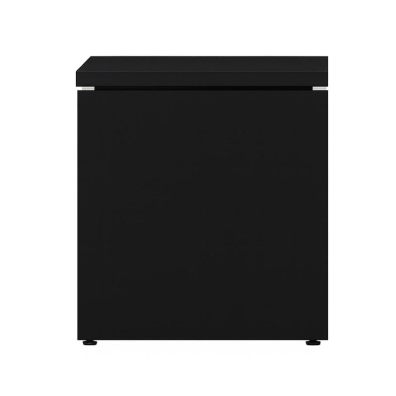 Mesa Escritório 1,70×0,70m – S/ Gavetas – PRETO/PRETO – 26007 Móveis Única Linha 40mm Preto / Preto 3