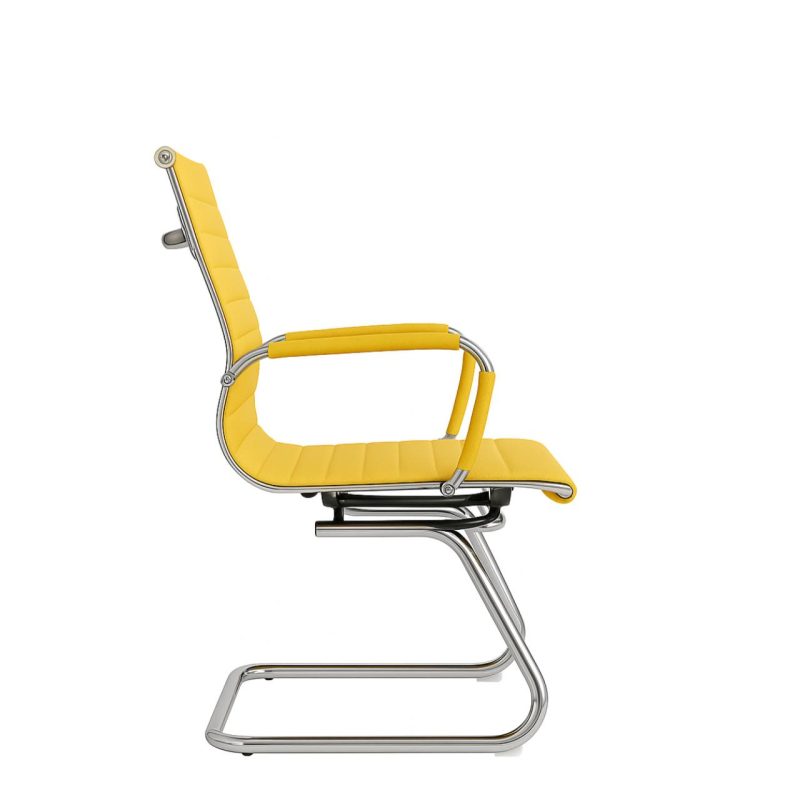 Cadeira INTERLOCUTOR Charles Eames Esteirinha – COR PASTEL – 32724 Móveis Única Cadeira Fixa Estofada 3