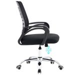 Cadeira para Escritório Tela OZY com Braço – Cor Preta – 30055 Móveis Única Cadeira de Tela 10