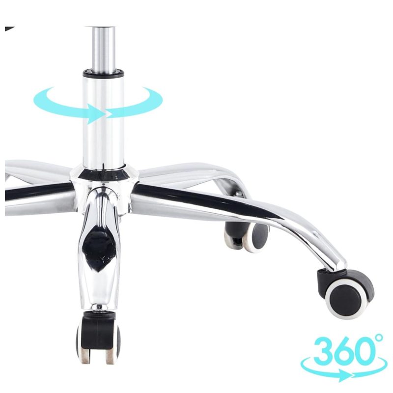 Cadeira para Escritório Tela OZY com Braço – Cor Preta – 30055 Móveis Única Cadeira de Tela 7