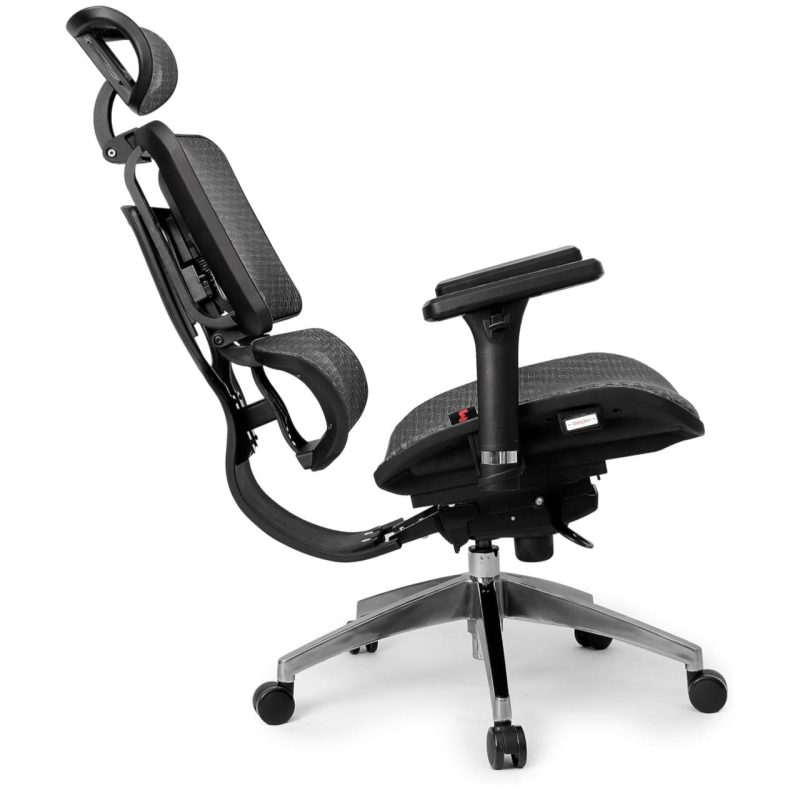 Cadeira de Escritório Presidente TELA DOM – Cor Preta – 32869 Móveis Única Cadeira de Tela 4