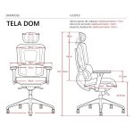 Cadeira de Escritório Presidente TELA DOM – Cor Preta – 32869 Móveis Única Cadeira de Tela 16 Cadeira de Escritório Presidente TELA DOM – Cor Preta – 32869 Móveis Única Cadeira de Tela 16