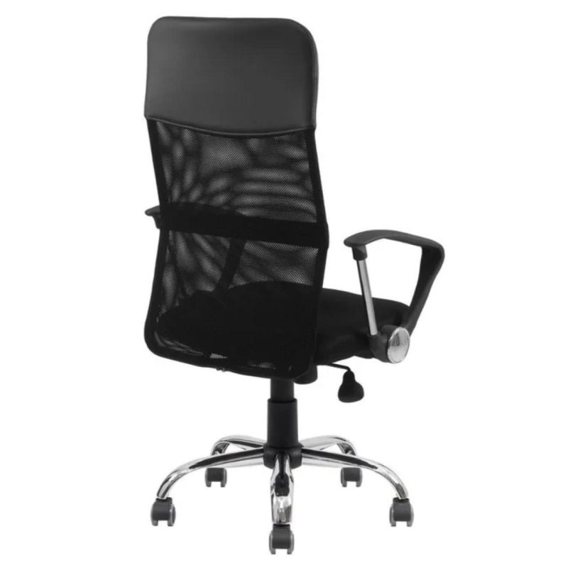 Cadeira de Escritório Tela DETROIT – Cor PRETA – 20047 Móveis Única Cadeira de Tela 5
