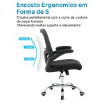 Cadeira de Escritório Tela NYO – Cor Preto – 20097 Móveis Única Cadeira de Tela 14 Cadeira de Escritório Tela NYO – Cor Preto – 20097 Móveis Única Cadeira de Tela 14
